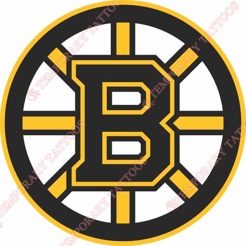 Boston Bruins Customize Temporary Tattoos Stickers NO.70